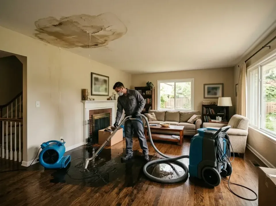 attic-pipe-burst-ceiling-drip-008 — frequently asked questions, Water Damage Restoration & Carpet Care in Mason, OH
